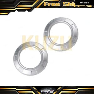 左 右 フロント 6400A583 フォグランプ シルバー カバー フレーム 三菱 パジェロ モンテロ MK4 2007- - 1Pair