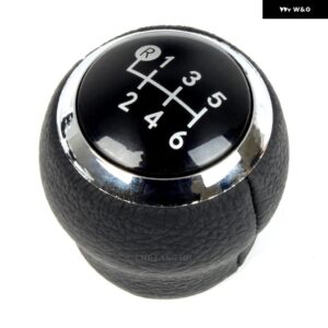 トヨタ YARIS II 2 MK2 2005 - 11 カー スタイリング 5/6速ギアスティック シフト ノブ レベルレザー ブーツ - 6S Black Type2