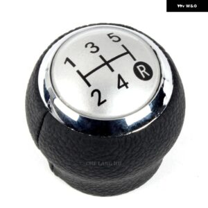 トヨタ YARIS II 2 MK2 2005 - 11 カー スタイリング 5/6速ギアスティック シフト ノブ レベルレザー ブーツ - 5S Sliver Type2