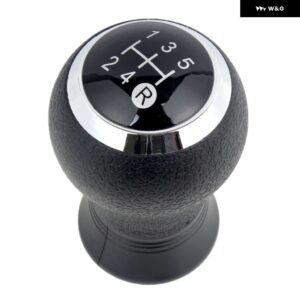 トヨタ YARIS II 2 MK2 2005 - 11 カー スタイリング 5/6速ギアスティック シフト ノブ レベルレザー ブーツ - 5S Black Type1