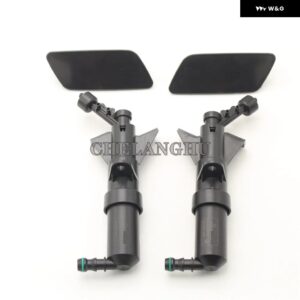 VW パサート CC 2013 - 17 カー スタイリング フロント ヘッドライト ウォッシャースプレーノズル シリンダー ジェットとウォッシャーカバー キャップ - Washer Jet and Cap