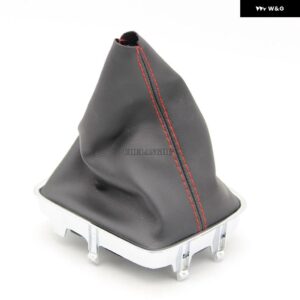 VW ゴルフ プラス 2005 - 14 5 速 6 速 ギアスティック シフト ノブ PU レザー ブーツ 付き - Gear boot