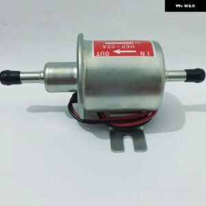 ディーゼル ガソリン ガソリン 12V 電動燃料 ポンプ HEP-02A 低圧燃料 ポンプ キャブレター オートバイ ATV - Red