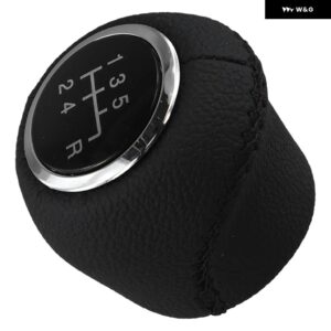 洗練 5速カー ギア シフト ノブフィアットグランデプントリネアは あらゆるドライブ中快適性を向上 完璧なデザイン - black