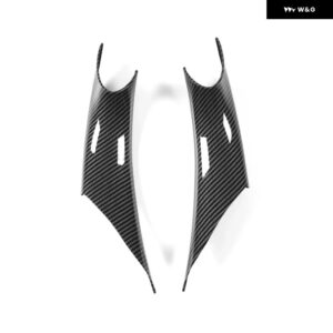 1ペア 車用インナー ドアハンドル カバー ABSアクセサリー BMW 3/4シリーズ F30 F35 320I 320LI 328I 328LI 335I 335LI 2012-2018 - carbon fiber
