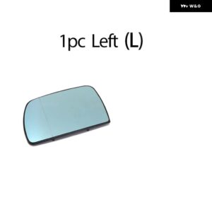 左 右 ドア サイド ヒーター付き ウィングミラー ガラス バックミラー バックミラー プレート BMW X5 E53 1999 - 06 - 1PC Left