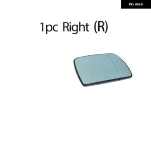 左 右 ドア サイド ヒーター付き ウィングミラー ガラス バックミラー バックミラー プレート BMW X5 E53 1999 - 06 - 1PC Right