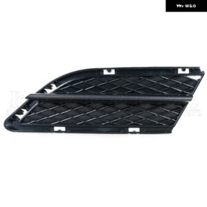 カーアクセサリー フロント バンパー アンダー フォグランプ グリル メッシュ 51117198901 51117198902 BMW E90 E91 2009 - 12 - No holes-Left