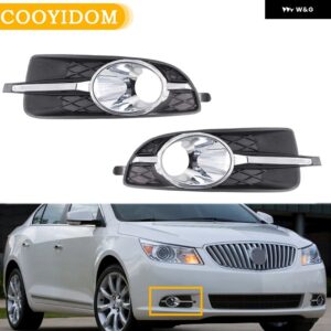 車用 フォグランプ カバー フォグランプ カバー グリル ベゼル フォグランプ カバー グリル ベゼル フレーム ビュイック ラクロス 2010 - 13 - Left and Right