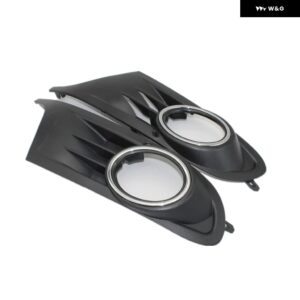 LEDカーライト VW ゴルフ 6 A6 MK6 2009 - 13 カー スタイリング フロント フォグライト ランプ LED 電球 + グリル ワイヤー付き - pair grille