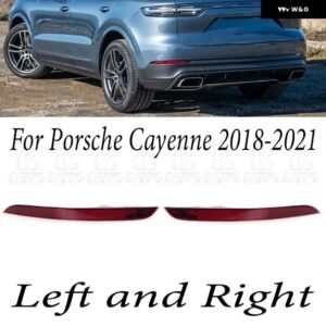 ポルシェ カイエン 2011-2014 2015-2017 2018-2021 リア バンパー ブレーキランプ ストップ リフレクター ランプ 95863110600 95863110610 9Y0945725 - 2018-2021-1Pair