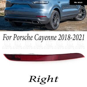 ポルシェ カイエン 2011-2014 2015-2017 2018-2021 リア バンパー ブレーキランプ ストップ リフレクター ランプ 95863110600 95863110610 9Y0945725 - 2018-2021-Right