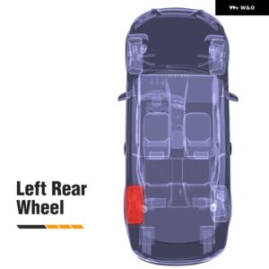 89546-42040 89545-42040 89542-42050 89543-42050 ホイールスピードABSセンサー トヨタ RAV4 2006-2014 4WD リアフロント 左 右 - 89546-42040