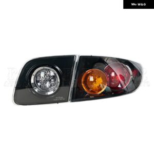 マツダ 3 セダン 2004-2007 2008 2009 2010 テールライト アセンブリ リア ウィンカーライト ブレーキランプ ハザード灯 後退灯 - Inside Outside-Right