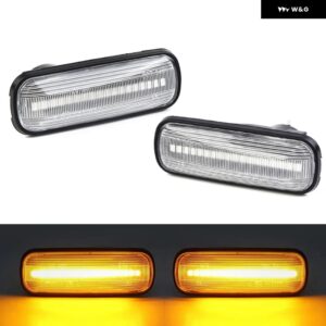 ホンダ レジェンド HRV CRV アコード アヴァンシア シビック ドマーニ インスパイア インテグラ オルティア パートナー LED サイドマーカーランプ フェンダ - Clear Normal Amber