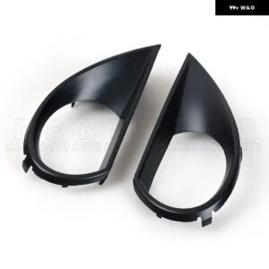 アウディ Q7 2010 - 15 車用フロント バンパー フォグランプ フォグライト アンダー グリル カバー穴 付きカー スタイリング - 1 Left and 1 Right