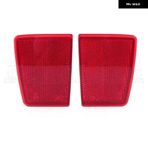 ブレーキライト リア バンパー スペアタイヤライト テールランプカバー 三菱 パジェロ ショーグン 2007 2008 2009 2010-2015 8337A068 - Reflector-1Pair