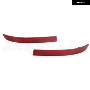 レッドリア バンパー リフレクター ブレーキランプ VW トゥーラン 2008 2009 2010 偽ライト 装飾 ライト - 1 Left and 1 Right