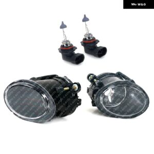 車用 バンパー フォグランプ フォグランプ フロント BMW E46 3シリーズ 2001-2005 M3 1999-2002 E39 M5 フォグランプ ハロゲンLED 電球 付き - Left and Right