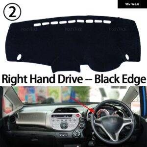 ホンダ ジャズ 2008-2013 GE6 GE7 GE8 GE9 アクセサリー 自動車 ダッシュボード カバー ダッシュマットボード パッド カーペットダッシュマット - Right hand drive