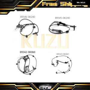 89542-0K060 89543-0K061 89545-0K240 89546-0K240 フロント リア 左 右 ABSスピード センサー トヨタ フォーチュナー ハイラックス - 1set