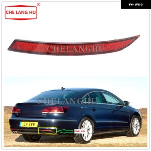 VW パサート CC 2008 - 12 カー スタイリング レッド リア バンパー リフレクター テールライト バー ブレーキ パーキング ハザード - 1x Right side
