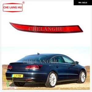 VW パサート CC 2008 - 12 カー スタイリング レッド リア バンパー リフレクター テールライト バー ブレーキ パーキング ハザード - 1x Left side