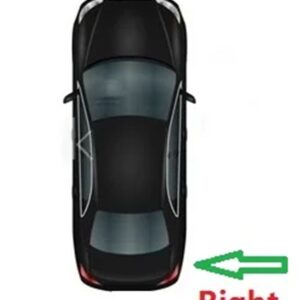 2個 レッド リア バンパー リフレクター テールライト バー ブレーキ パーキング ハザード VW ポロ セダン 2016 - 20 - 1pc Right Side