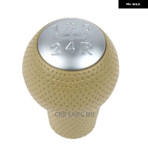 ホンダ JAZZ/ 2002 - 08 カー スタイリング 5速 ギア シフト スティックノブ レバー ボール - Beige