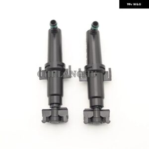 シュコダ オクタビア A5 A6 セダン 2009 - 13 フロント ヘッドライト ウォッシャースプレーノズル シリンダー ジェットとウォッシャーカバー キャップ - Pair Washer Jet