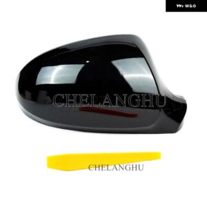 ブラックリアミラー カバー VW ゴルフ 4 MK4 ヴァラント 1998 - 06 ウィングミラー ハウジング ケース - Right Side
