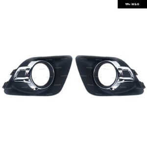 車フロント バンパー フォグランプ グリル 三菱 ASX 2010 2011 2012 カバー フォグランプ フォグライト フレーム フードカーアクセサリー - Left and Right