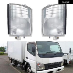 三菱 キャンター FUSO FE 7/8 2005 2006 2007 2008-2011 フロントカー コーナーライト ウィンカーライト トラック 214-1566 214-1566RWA - 1 Left and 1 Right