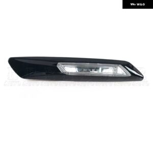 コーナープレートランプ フェンダー マウント サイド マーカーライト 63137154167 63137154168 BMW 5シリーズ F10 F11 2011 - 14-2017 - Black-Left