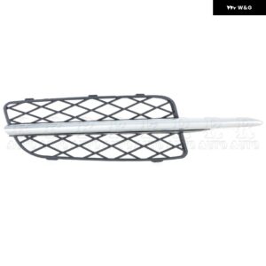 フロント バンパー グリル ロア グリル カバー ハニカム カー カスタム 51117159593 51117159594 BMW X5 E70 2008 2009 2010 - Silver-Right