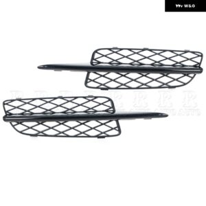 フロント バンパー グリル ロア グリル カバー ハニカム カー カスタム 51117159593 51117159594 BMW X5 E70 2008 2009 2010 - Balck-1 Pair