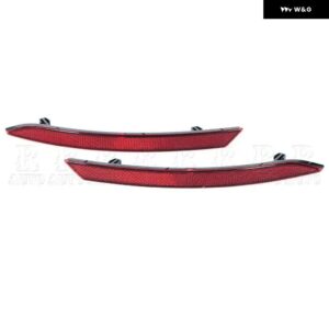 フォルクスワーゲン VW B5 パサート CC 2008 - 12 車用 リア バンパー ブレーキライト リフレクター ランプ 3C8945105B 3C8945106B - Black Red-1Pair