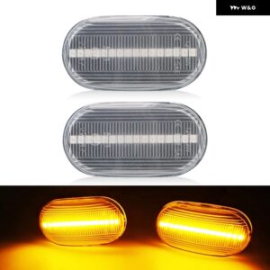 スズキ ジムニー JB64W JB74W JB23W ラパン キャリイ マツダ AZ スピアーノ スクラム シボレー クルーズ LED サイドマーカーランプ フェンダー ウィンカー - Clear Normal Amber