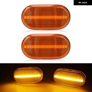 スズキ ジムニー JB64W JB74W JB23W ラパン キャリイ マツダ AZ スピアーノ スクラム シボレー クルーズ LED サイドマーカーランプ フェンダー ウィンカー - Yellow Normal Amber