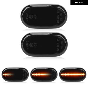 スズキ ジムニー JB64W JB74W JB23W ラパン キャリイ マツダ AZ スピアーノ スクラム シボレー クルーズ LED サイドマーカーランプ フェンダー ウィンカー - Smoked Dynamic Amber