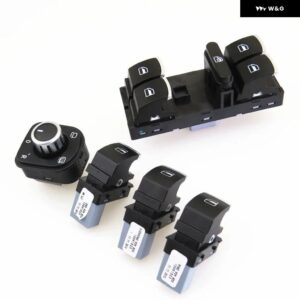 3個 1セット クロームウィンドウ コントロール スイッチ VW ゴルフ ジェッタ MK5 MK6 ティグアン パサート B6 B7 CC 5ND959855 5ND959857 5K0959855 - 1 set