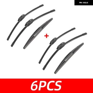 3PCS カー ワイパー BMW X5 F15 2013-2018 フロントリア ワイパー ブレードブラシ 自動車アクセサリー 2013 2014 2015 - 6 PCS