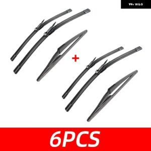 3PCS カー ワイパー ボルボ XC90 MK1 2009-2014 フロントリア ワイパー ブレード ブラシ 自動車アクセサリー 2009 - 12 - 6 PCS