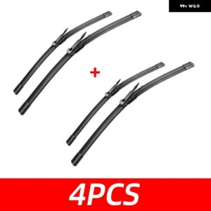 3PCS カー ワイパー ボルボ XC90 MK1 2009-2014 フロントリア ワイパー ブレード ブラシ 自動車アクセサリー 2009 - 12 - 4 PCS