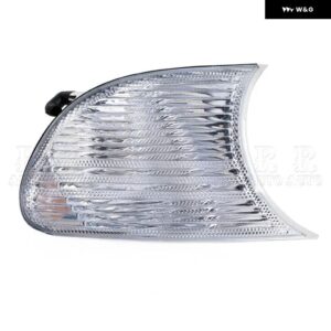 車用フロント バンパー コーナーランプ ウインカー サイド ウィンカーライト BMW E46 2ドア 1998 - 01 63126904299 63126904300 - White-Right