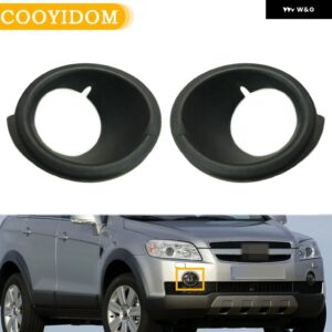 車用クロームフロント フォグランプ トリム カバー フォグランプ グリル フレーム パネル カバー フォグランプ グリル バンパー シボレー - Left and Right