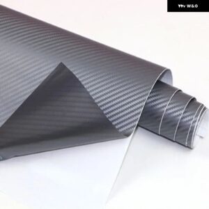 滑らかなマット効果3Dカーボンラップフィルム 車両電子機器に使用でき アッパー を備えて - gray