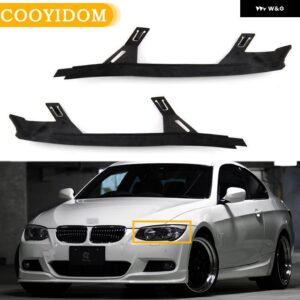 車用 ヘッドライト レンズ シェルカバー ヘッドライト レンズ ガスケット BMW E92 3シリーズ 2005 2006-2010 63117174517 63117174518 - Left and Right
