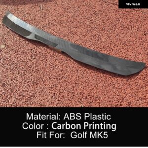 SEAT LEON MK3 CUPRA ST フェイスリフト 2017-2023 リアルーフ トランク リッド カースポイラー ウィング ブラックカーボン 外装 アクセサリーパーツ - CARBON