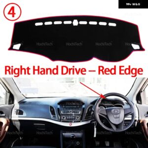 JAC REFINE S5 2013 - 19 インテリア アクセサリー ダッシュボード カバー パッド サンプロテクション パッド マット - Right Hand Red Edge